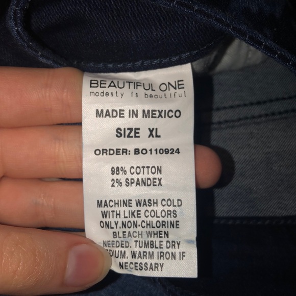 Beautiful One Patterned Denim Skirt! - Picture 7 of 7